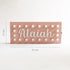 Hollywood Name Sign Light